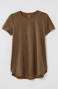 J.Jill Fit Progress Pima-Stretch Shirttail Tee| Jjill-Women Tops & Tees