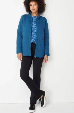 J.Jill Fit Quilted Knit Jacket | Jjill-Women Activewear