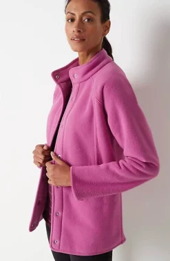 J.Jill Fit Sherpa Fleece Snap-Front Jacket | Jjill-Women Jackets & Coats