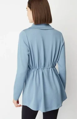 J.Jill Fit Sleek Double-Knit Cinched-Waist Tunic | Jjill-Women Tops & Tees
