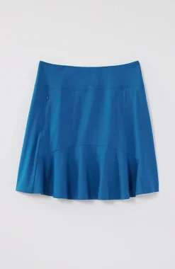 J.Jill Fit Supreme Stretch Flounced-Hem Skort | Jjill-Women Shorts