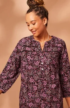 J.Jill Floral Corduroy Top | Jjill-Women Shirts & Blouses