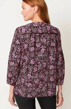J.Jill Floral Corduroy Top | Jjill-Women Shirts & Blouses