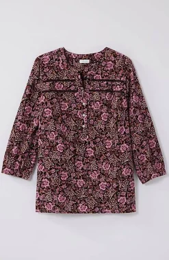 J.Jill Floral Corduroy Top | Jjill-Women Shirts & Blouses