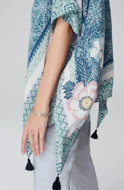 J.Jill Floral Medallion Poncho | Jjill-Women Ponchos, Ruanas & Scarves