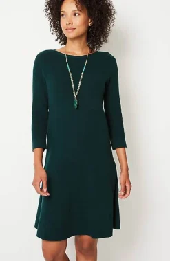 J.Jill Flounced-Hem Sweater Dress | Jjill-Women Dresses