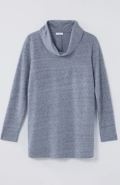 J.Jill French Terry Cowl-Neck Tunic | Jjill-Women Tops & Tees