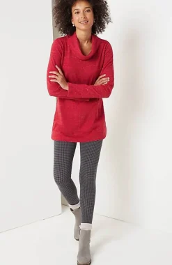 J.Jill French Terry Cowl-Neck Tunic | Jjill-Women Tops & Tees