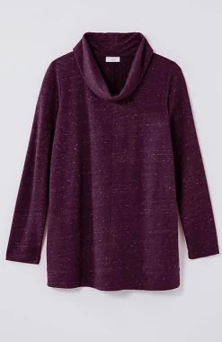 J.Jill French Terry Cowl-Neck Tunic | Jjill-Women Tops & Tees