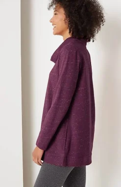 J.Jill French Terry Cowl-Neck Tunic | Jjill-Women Tops & Tees