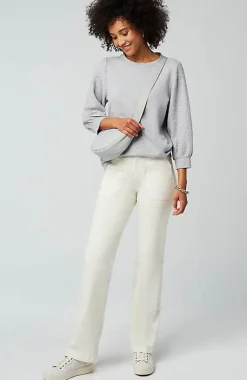J.Jill French Terry Textured-Sleeve Top | Jjill-Women Tops & Tees