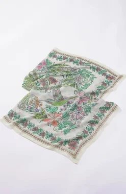 J.Jill Garden-Scene Square Scarf | Jjill-Women Ponchos, Ruanas & Scarves