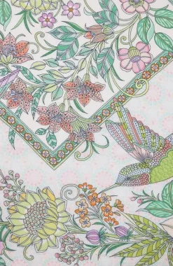 J.Jill Garden-Scene Square Scarf | Jjill-Women Ponchos, Ruanas & Scarves