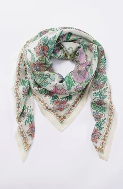 J.Jill Garden-Scene Square Scarf | Jjill-Women Ponchos, Ruanas & Scarves