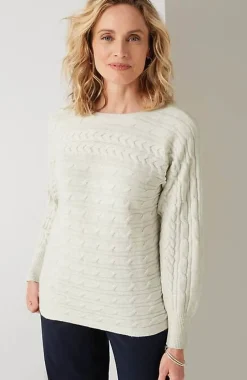 J.Jill Horizontal-Cabled Sweater | Jjill-Women Sweaters