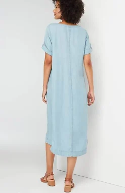J.Jill Indigo High-Low Dress | Jjill-Women Dresses