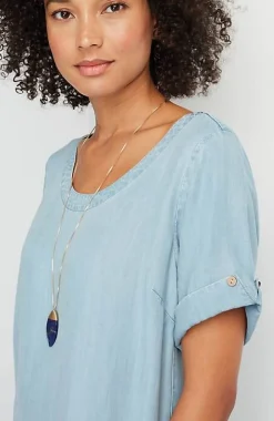 J.Jill Indigo High-Low Dress | Jjill-Women Dresses