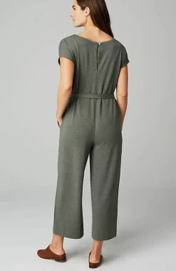 J.Jill Knit Belted Jumpsuit | Jjill-Women Dresses