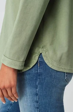 J.Jill Knit Patch-Pocket Camp Shirt | Jjill-Women Tops & Tees
