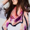 J.Jill Layered Floral Square Scarf | Jjill-Women Ponchos, Ruanas & Scarves