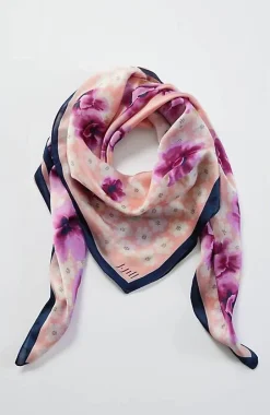 J.Jill Layered Floral Square Scarf | Jjill-Women Ponchos, Ruanas & Scarves