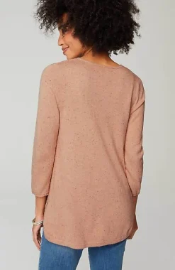 J.Jill Lightweight Tweed V-Neck Sweater | Jjill-Women Sweaters