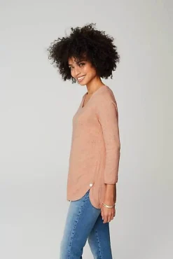 J.Jill Lightweight Tweed V-Neck Sweater | Jjill-Women Sweaters