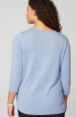 J.Jill Lightweight Tweed V-Neck Sweater | Jjill-Women Sweaters