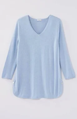 J.Jill Lightweight Tweed V-Neck Sweater | Jjill-Women Sweaters