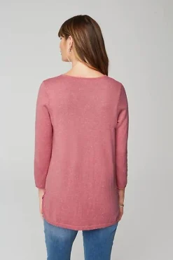 J.Jill Lightweight Tweed V-Neck Sweater | Jjill-Women Sweaters
