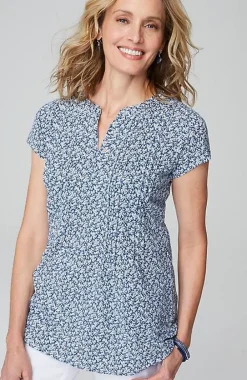 J.Jill Linen-Blend Pintucked Tunic | Jjill-Women Tops & Tees
