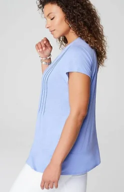 J.Jill Linen-Blend Pintucked Tunic | Jjill-Women Tops & Tees