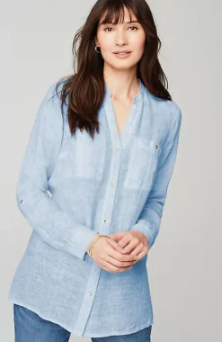 J.Jill Linen Garment-Dyed Tunic | Jjill-Women Tunics