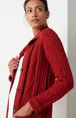 J.Jill Long Cabled Cardi | Jjill-Women Sweaters