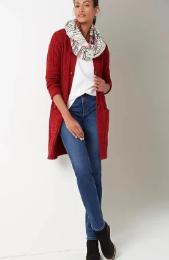 J.Jill Long Cabled Cardi | Jjill-Women Sweaters