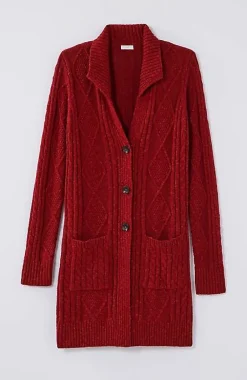 J.Jill Long Cabled Cardi | Jjill-Women Sweaters