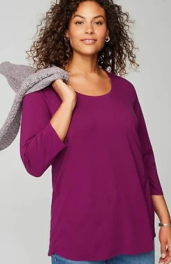 J.Jill Luxe Supima® A-Line Tunic | Jjill-Women Tops & Tees