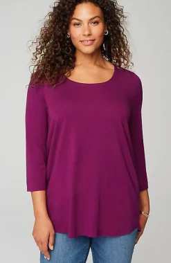 J.Jill Luxe Supima® A-Line Tunic | Jjill-Women Tops & Tees