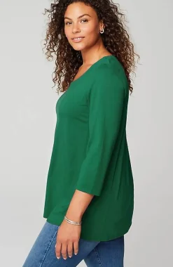 J.Jill Luxe Supima® A-Line Tunic | Jjill-Women Tops & Tees