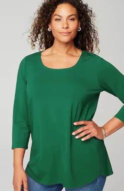 J.Jill Luxe Supima® A-Line Tunic | Jjill-Women Tops & Tees