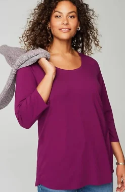 J.Jill Luxe Supima® A-Line Tunic | Jjill-Women Tops & Tees