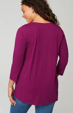 J.Jill Luxe Supima® A-Line Tunic | Jjill-Women Tops & Tees