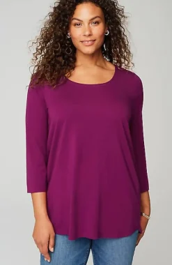 J.Jill Luxe Supima® A-Line Tunic | Jjill-Women Tops & Tees