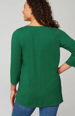 J.Jill Luxe Supima® A-Line Tunic | Jjill-Women Tops & Tees