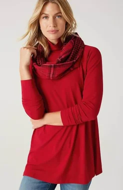 J.Jill Luxe Supima® Everyday Turtleneck Tunic | Jjill-Women Tops & Tees