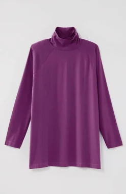 J.Jill Luxe Supima® Everyday Turtleneck Tunic | Jjill-Women Tops & Tees