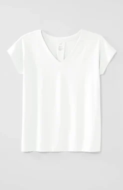 J.Jill Luxe Supima® Pleat-Back Tee | Jjill-Women Tops & Tees