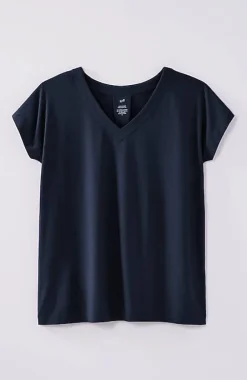 J.Jill Luxe Supima® Pleat-Back Tee | Jjill-Women Tops & Tees