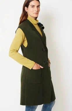 J.Jill Majestic Double-Breasted Sweater Gilet | Jjill-Women Sweaters