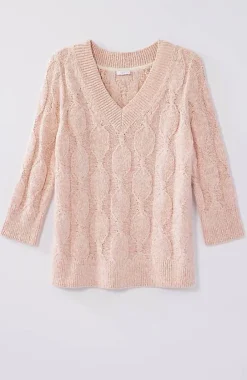 J.Jill Marled Cable Sweater | Jjill-Women Sweaters